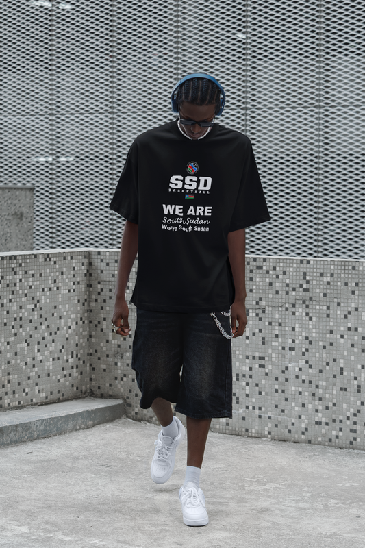 Premium Oversized SSD Tee  – "WE ARE SOUTH SUDAN" Chant Edition