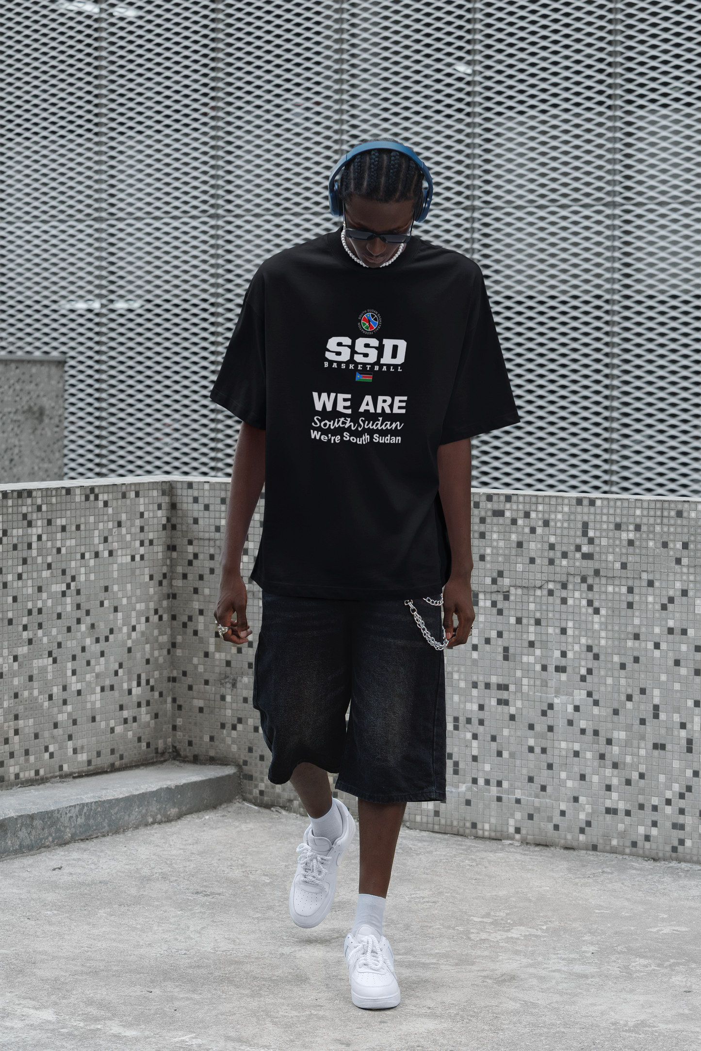 Premium Oversized SSD Tee  – "WE ARE SOUTH SUDAN" Chant Edition