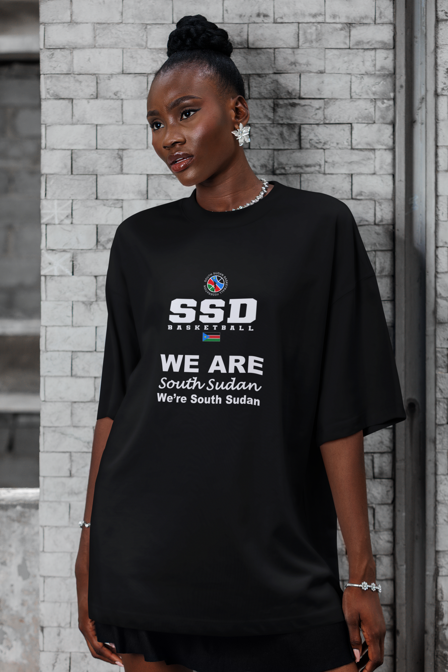Premium Oversized SSD Tee  – "WE ARE SOUTH SUDAN" Chant Edition
