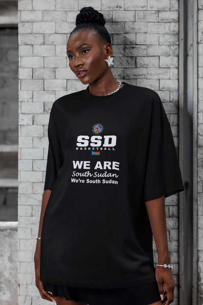 Premium Oversized SSD Tee  – "WE ARE SOUTH SUDAN" Chant Edition